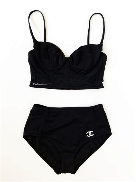 women chanel bathing suit|Chanel bathing suit 2 piece.